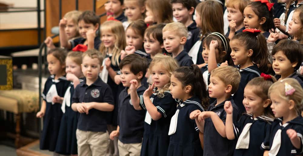 Early childhood concert at St. Luke's